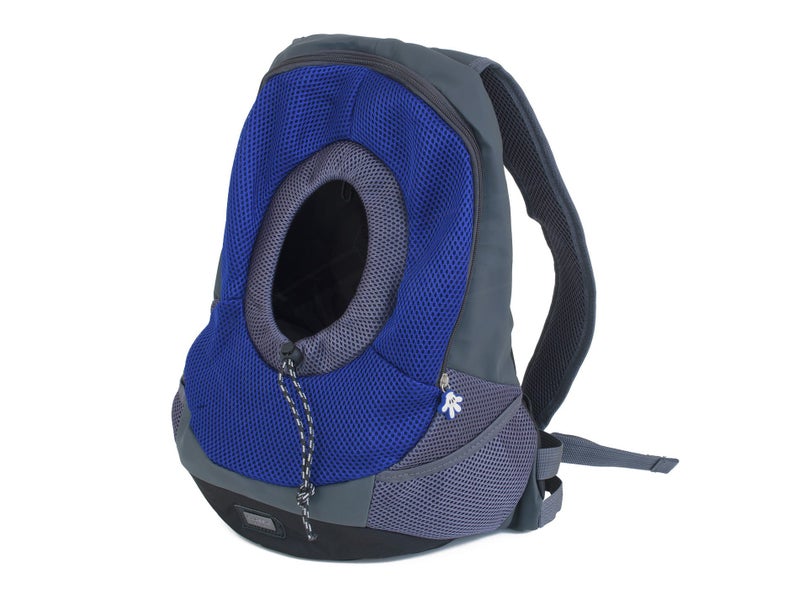 Pet Carry Bag Ruck Sack Back Pack BLUE Carousel 1