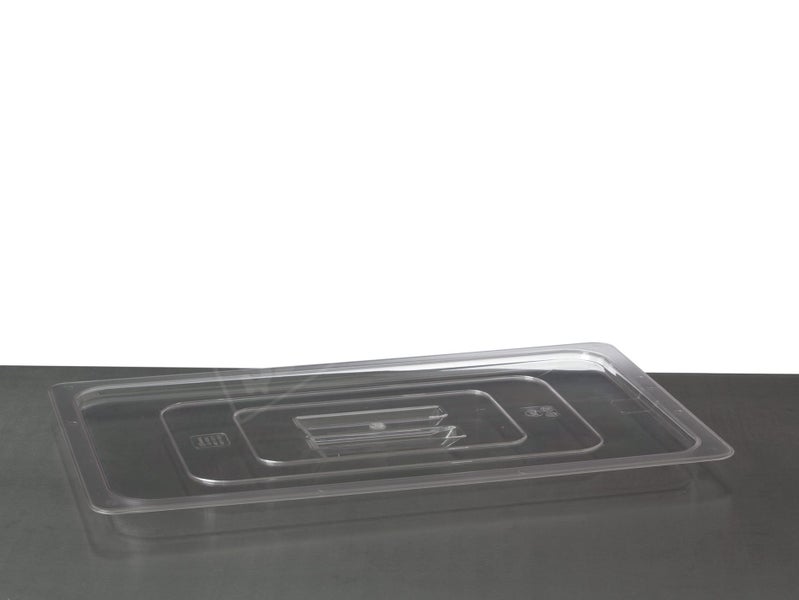 Food Storage Bin Lid 1/1 GN Clear Poly Lid Carousel 1