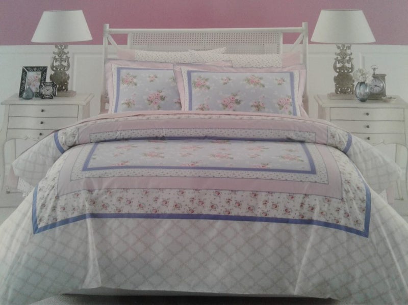 Cottage Duvet Cover Set Country Double King Single Size On Sale