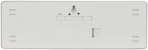 Slimline Clock Displays Time & Temperature Carousel 3