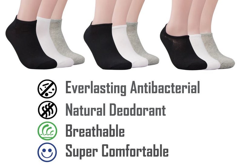 12 pairs Antibacterial Secret Socks Carousel 3