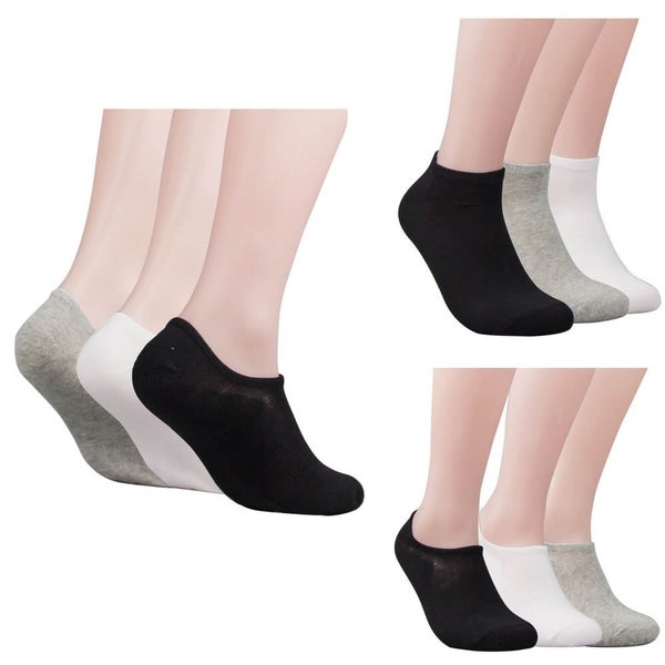 Clearance Sell - Any 18 pairs Antibacterial Natural Deodorant Lady casual socks Carousel 1