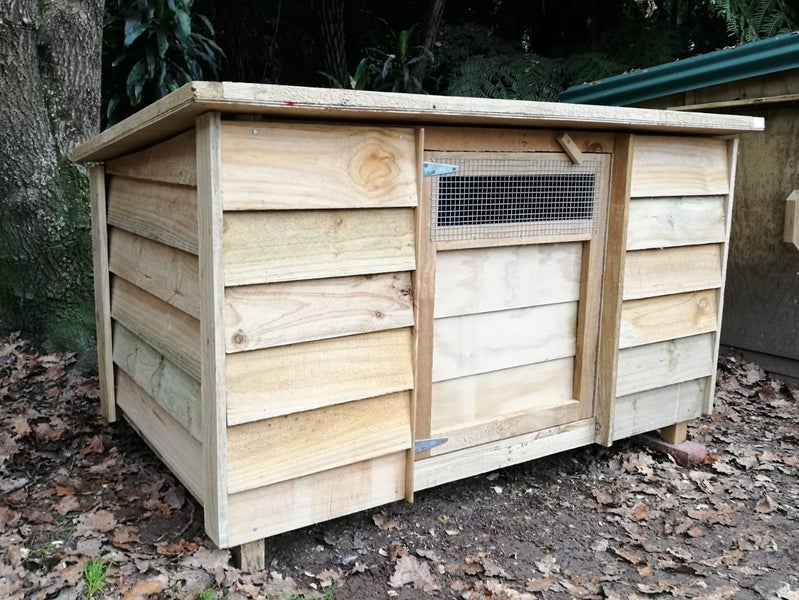 Large Free Range Chicken House With 3 Bay Nesting Box