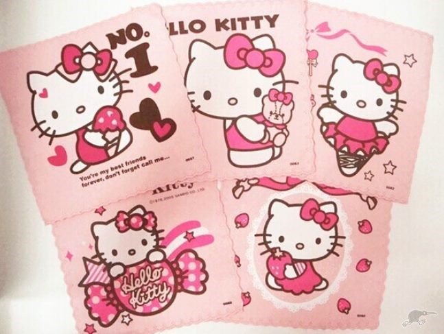 Hello Kitty Glass Sunglass Lens Cleaning Cloth Carousel 1