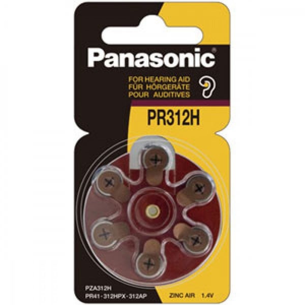 PANASONIC 1.4V PR41 ZINC AIR HEARING AID BATTERY Carousel 1
