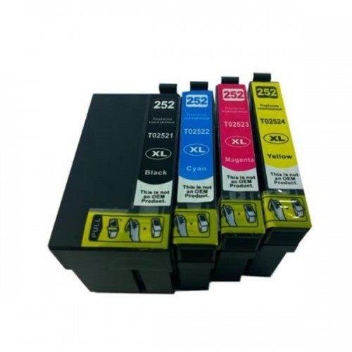 Epson 252XL 252 Compatible Ink Cartridge for WF3620 WF3640 WF7610 Any Colour Carousel 1