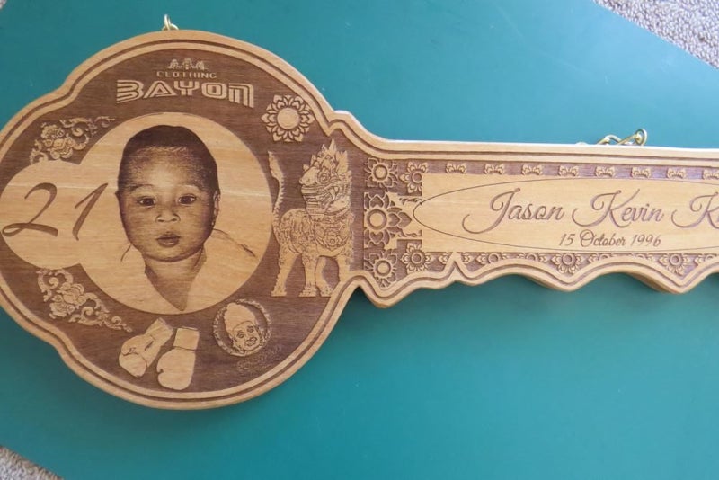 21 KEY SOLID MACROCARPA UNIQUE DESIGNS PERSONALISED Carousel 2