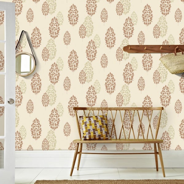 Superfresco Lucy Tree Motif Metallic Glitter Burnt Orange Wallpaper Superfresco Lucy Tree Motif Metallic Glitter Burnt Orange Wallpaper Trade Me