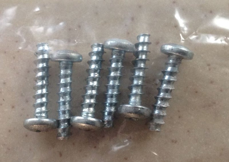 PAC VAC SET OF SIX CANISTER SCREWS Carousel 2