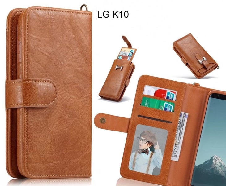 LG K10 Case Premium Multifunction Wallet Leather Case Carousel 1