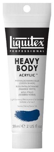 Liquitex Heavy Body Acrylic 59ml - Phthalocyanine Blue (Green Shade) (316) Carousel 1