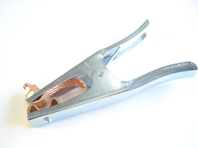 Welding earth lead - 500 Amp clamp - 35/50 plug, 3m, 25mm²: WeldingStuff Carousel 3
