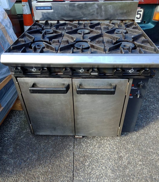 6 burner electric stove stainless steel blueseal gas burners electric oven nz made trade me 6 burner electric stove stainless steel blueseal gas burners electric oven nz made trade me