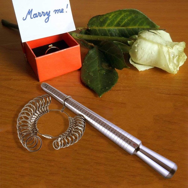 Metal Ring Mandrel & Ring Sizer Gauge Carousel 6