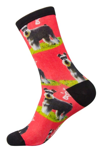 Clearance Sell - Digital printing socks for Schnauzer lovers Carousel 7