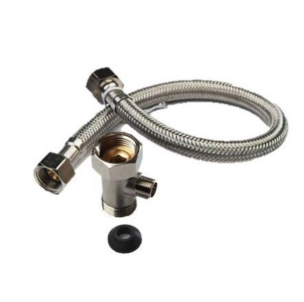 Bidet Toilet Attachment. Self-Cleaning. Metal Hose Carousel 4