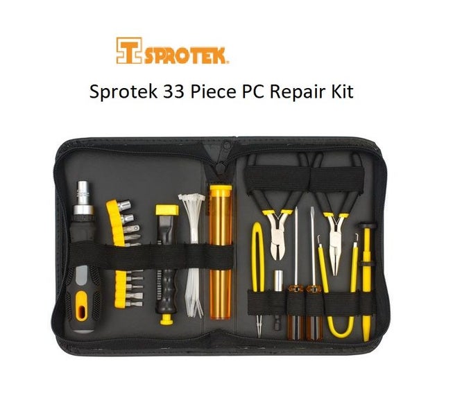 Sprotek 33 Piece Computer PC Repair Kit Carousel 1