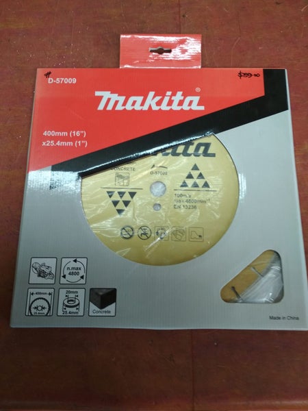 D-57009 Makita 16" Diamond Blade for Petrol Power Cut Carousel 1