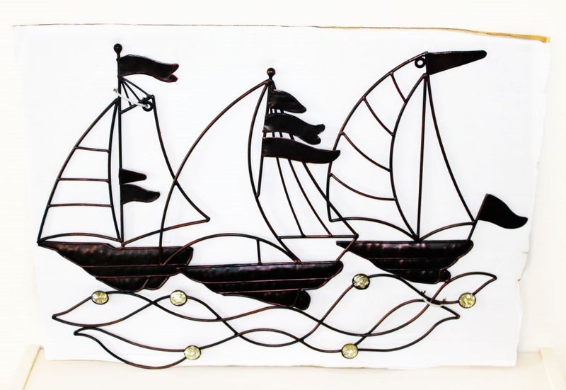 wall arts - sailing boad - home garden decor Carousel 1