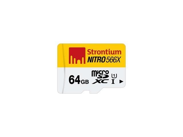 Strontium SDHC Card 64GB 100MB/S U3 UHS-I Class 10 SD Card Carousel 2