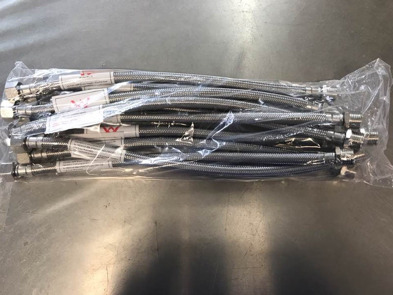 10 pcs, Flexi Hose 15mm (1/2") x 400mm (Male and Female end) Carousel 1