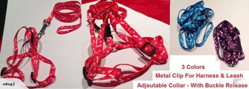 Nylon Puppy Lead Harness and Buckle Carousel 1