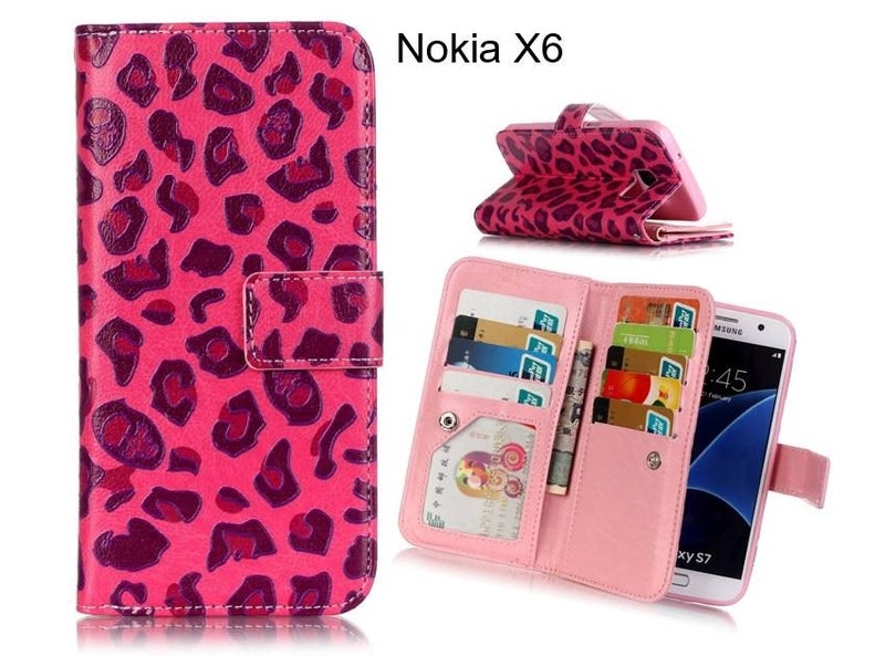 Nokia X6 case Multifunction wallet leather case Carousel 1