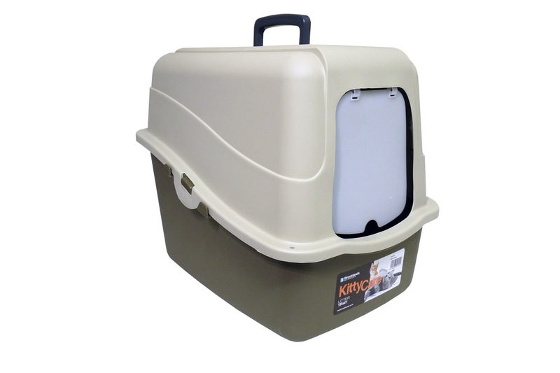 Hooded Litter Pan 48x38x43cm - Warm Gray Base Carousel 1
