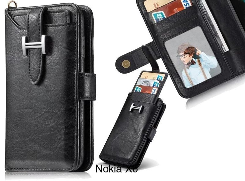 Nokia X6 Case Retro leather case multi cards cash pocket Carousel 1