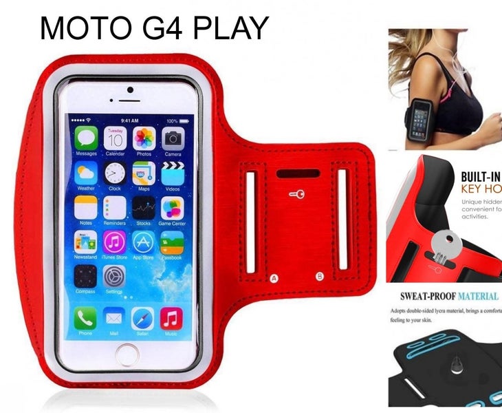MOTO G4 PLAY Armband Running Sports Gym Case Carousel 1