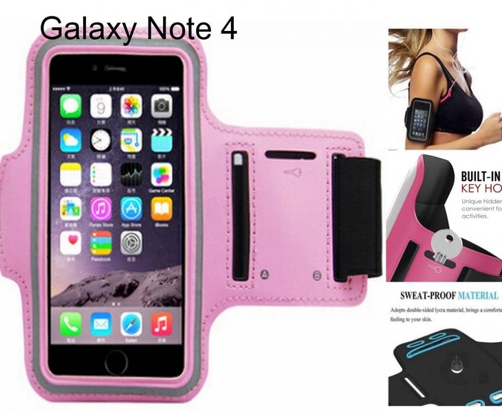 Galaxy Note 4 Armband Running Sports Gym Case Carousel 1