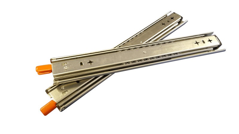 406mm 125kg Locking Drawer Slides Fridge Runners 250lb 16