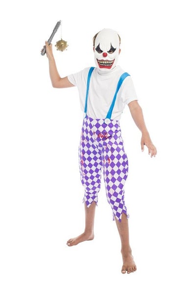 Halloween Costumes Horror Clown Costume Child Carnival Nightmare Age 6 to 8 Carousel 1