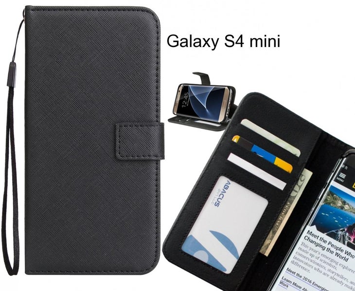 Galaxy S4 mini Case Wallet Leather ID Card Case Carousel 1