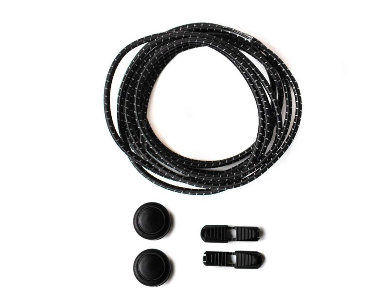 2 Pairs Elastic No-Tie Shoelaces for Sport Shoes, 8 Colours62958561070210112