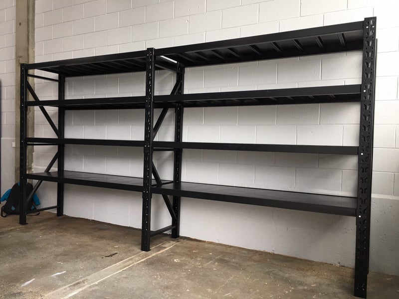 2000KG Black New Shelving Racking 3.93mx2mx0.6 Carousel 3