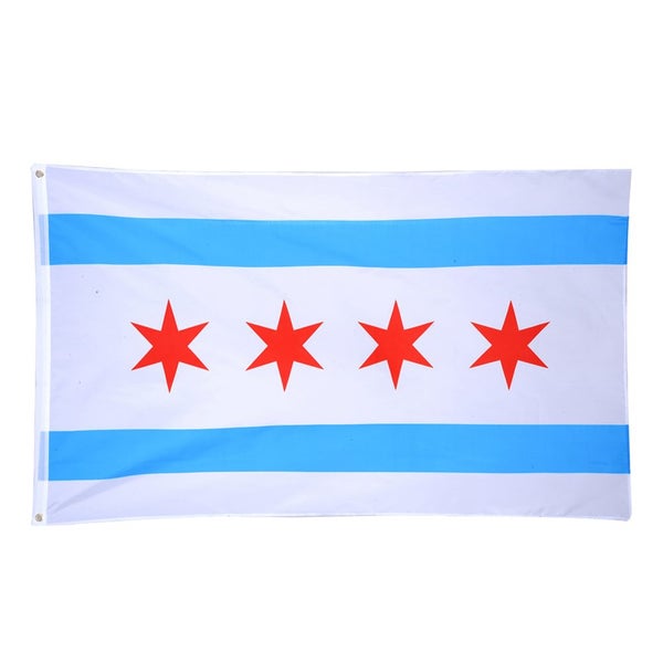 Chicago Flag 90cm X 150cm Trade Me