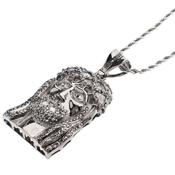 Iced Out Bling BLACK EDITION Chain - JESUS Carousel 2