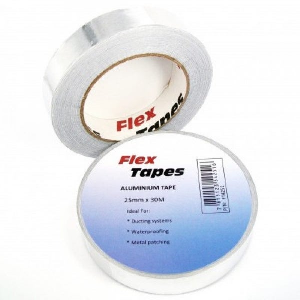 2 Pack Aluminium Tape 25mm x 30M Carousel 1