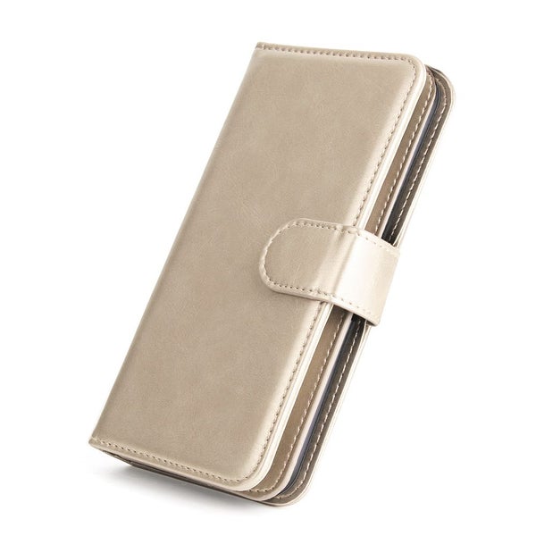 Vodafone E9 case triple wallet PU leather 9 cards ID 3 pockets gld Carousel 9