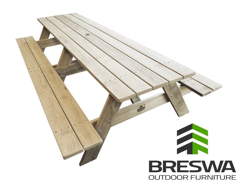 BBQ Table - HEAVY DUTY 2.4m (2400mm Kiwi Classic) Carousel 1