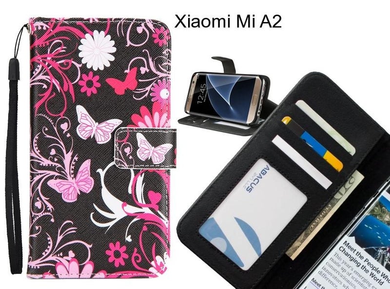 Xiaomi Mi A2 case 3 card leather wallet case printed ID Carousel 1