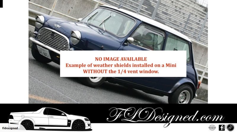 Austin Mini Monsoon Weather Shields Front Doors Left Right With 1