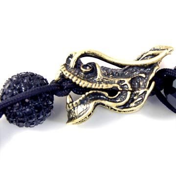 Unisex Bling Bracelet - DISCO BALL ONYX DRAGON Carousel 2