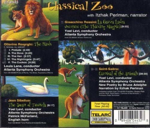 CLASSICAL ZOO NARRATED BY ITZHAK PERLMAN (CD) Carousel 2