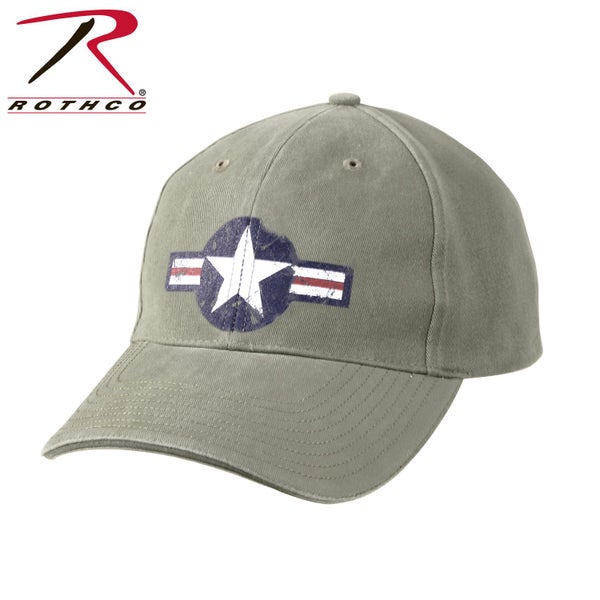 Rothco Vintage Air Corps Cap Olive Drab Carousel 1