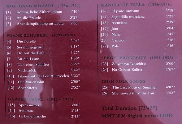 KEITH LEWIS & MICHAEL HOUSTON - IN RECITAL (CD) Carousel 2