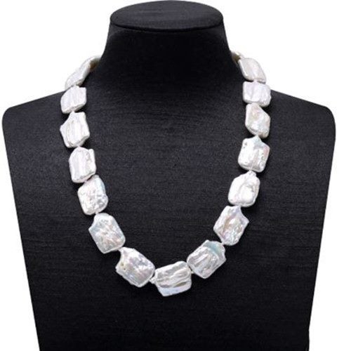 Unique genuine freshwater cultured pearls necklace Carousel 1