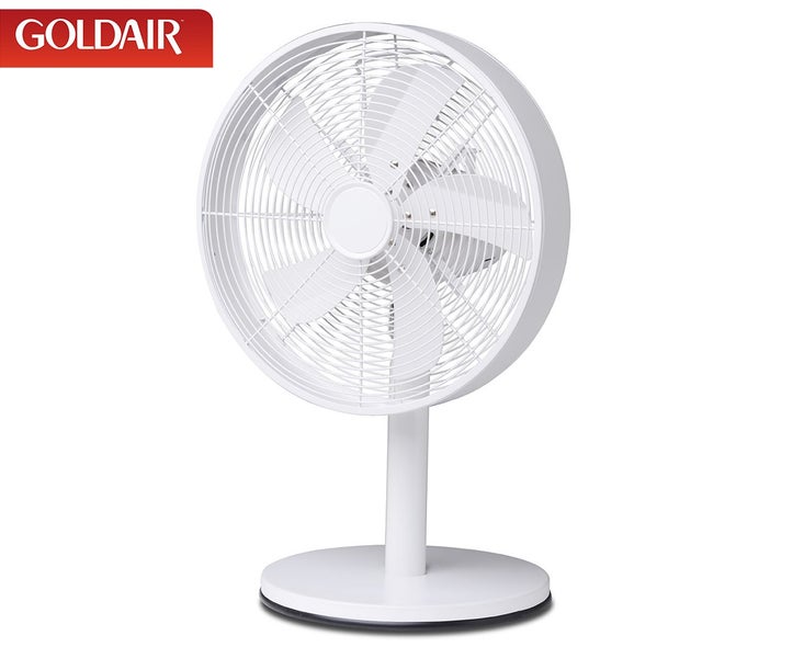 Goldair 30cm Drum Desk Fan In Matte White Desk Fan Trade Me