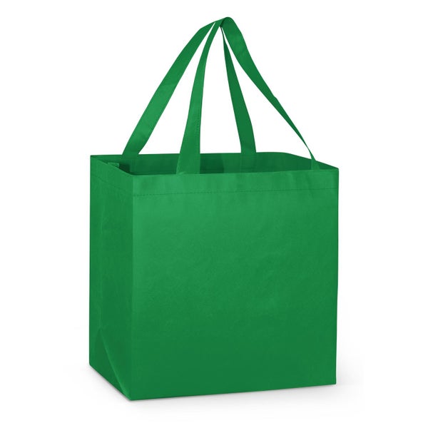 Reusable Shopping Bags Groceries - Kelly Green x 5 Pack Carousel 1